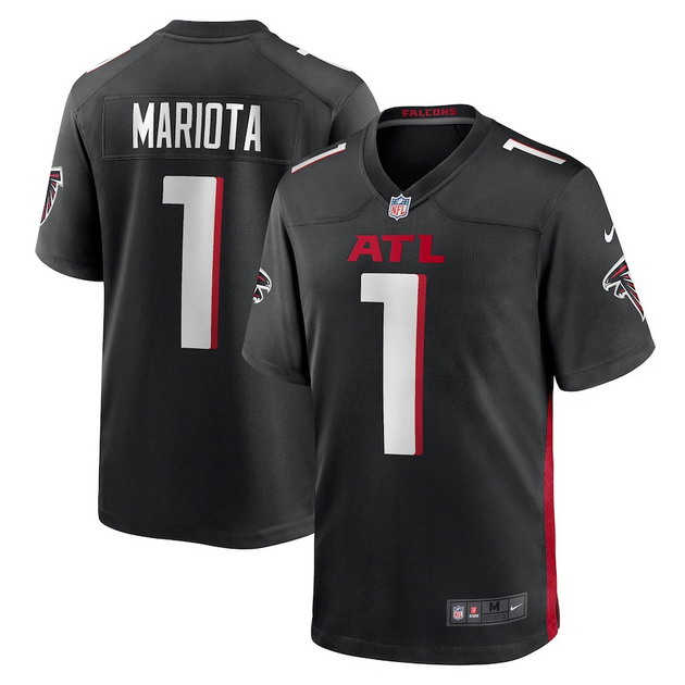 mens nike marcus mariota black atlanta falcons game jersey